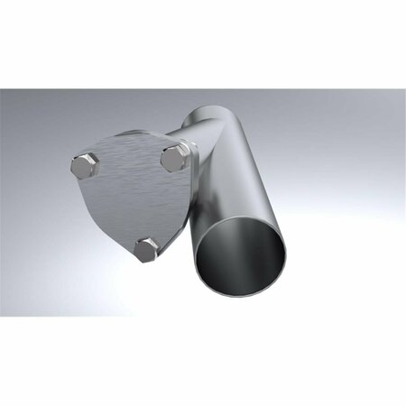 GRANDES TRAVESURAS 2.5 in. Weld-On QTEC Exhaust Cutout Y-Pipe GR3881240